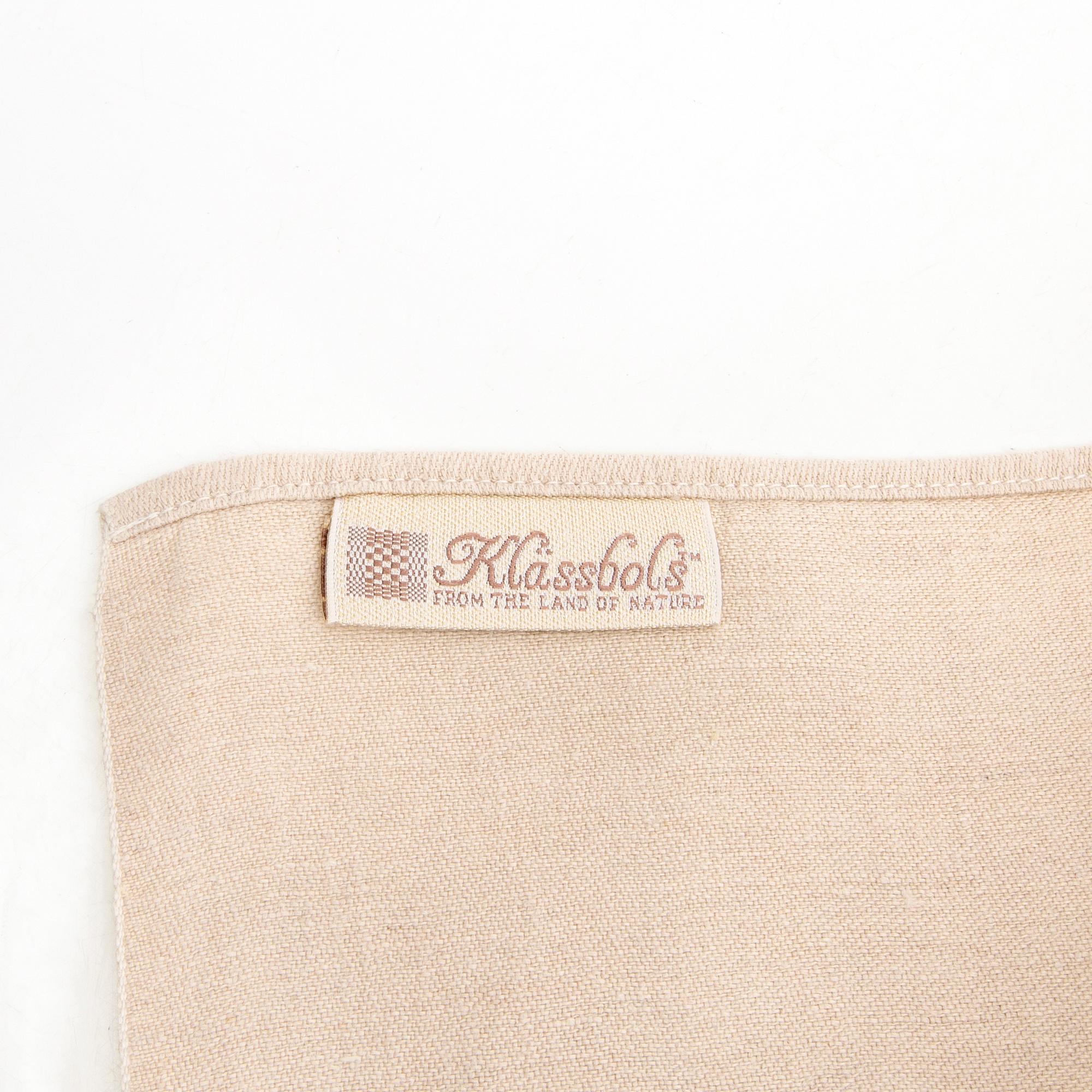 Ingrid Dessau, duk "Nobel" Klässbols linneväveri linnedamast ca 336x168 cm.