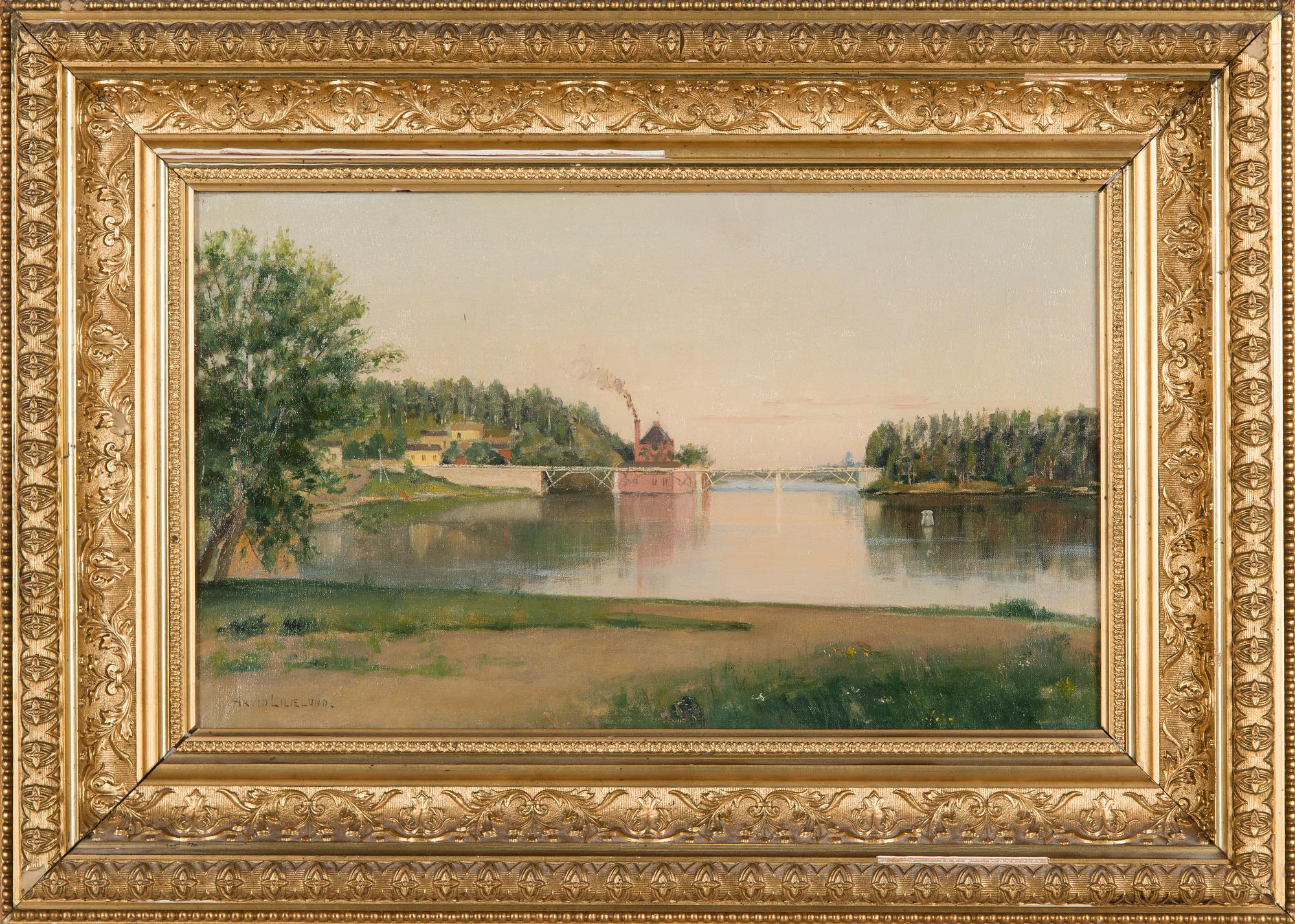 Arvid Liljelund, The Old Bridge over Jyränki.