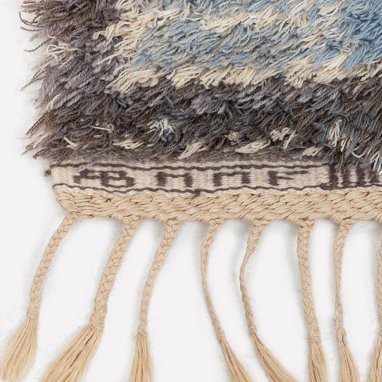 Marianne Richter, a carpet, 'Angelika', knotted pile, ca 213 x 149,5 cm, signed AB MMF MR.
