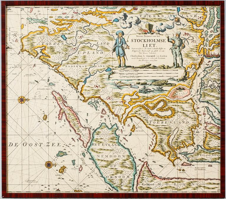 Three maps, second half of the 20th century.