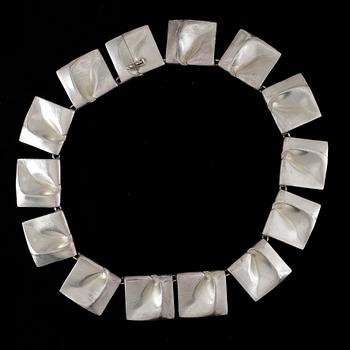 BJÖRN WECKSTRÖM, collier, "Planetary Valleys", Lapponia, Finland 1978, sterling.