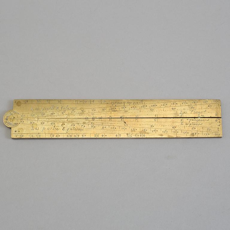 A Brass ector by Butterfield Paris 18th century.