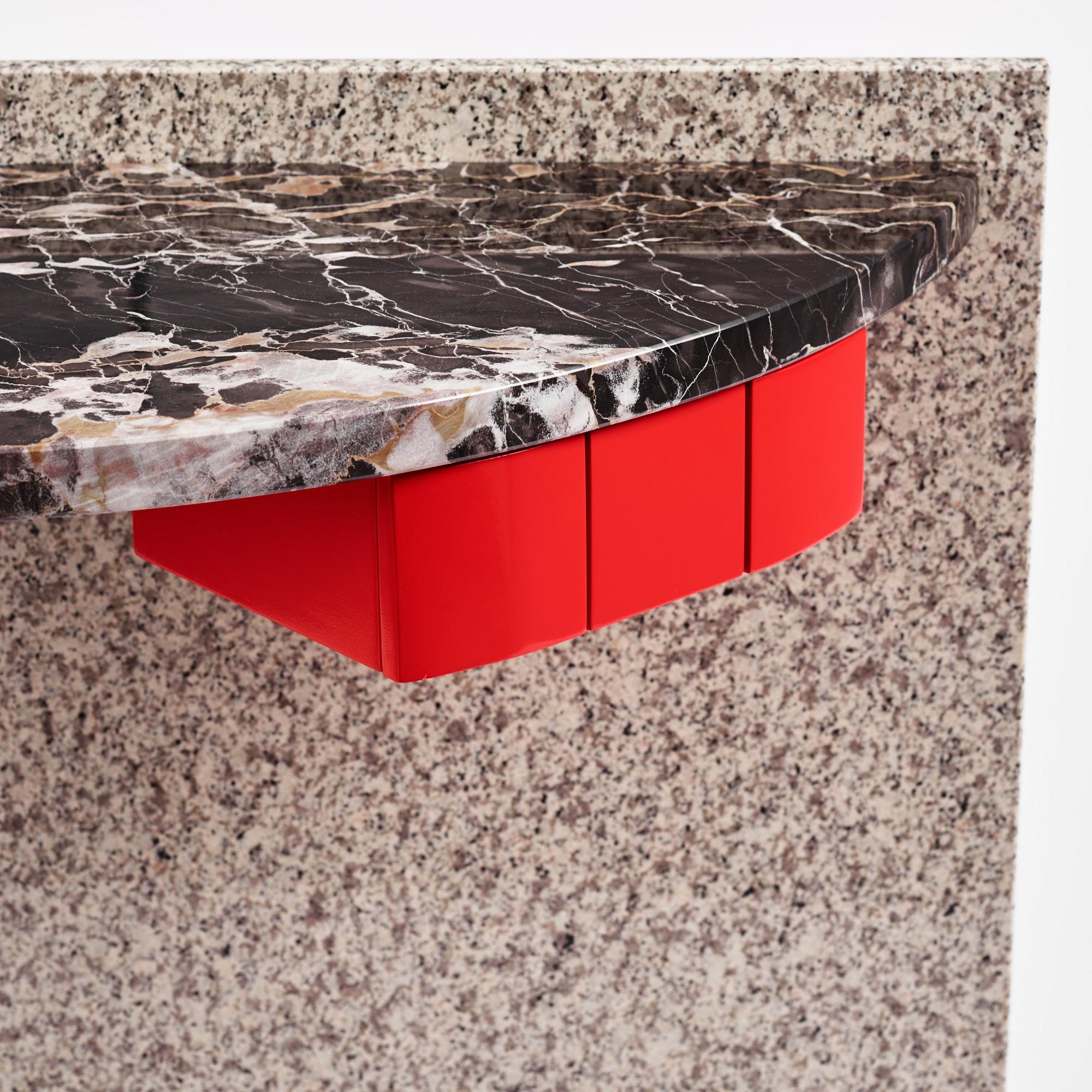 Aldo Cibic, a "Belvedere" console, Memphis, Italy, post 1982.