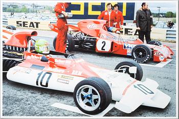 Kenneth Olausson, "Ronnie Peterson, Reine Wisell på Jarama 1972".