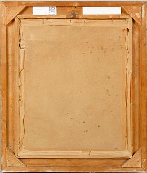 WILHELM NAGEL, olja på pannå, signerad.