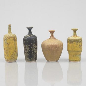 Rolf Palm, a group of eight stoneware vases, Mölle.