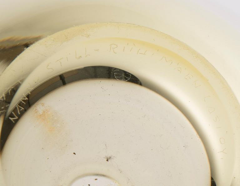 NANNY STILL, A VASE. Saturn. Signed Nanny Still, Riihimäen Lasi Oy.