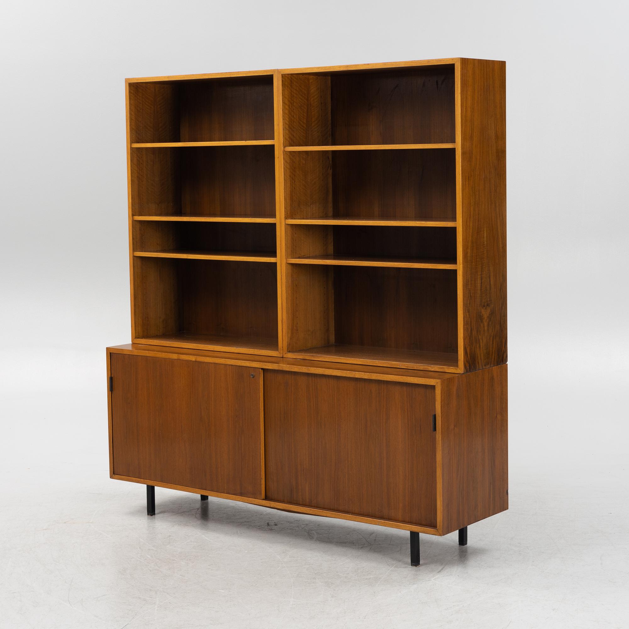 Florence Knoll, a sideboard with book cases, Knoll International, license manufactured by Nordiska Kompaniet, 1959.