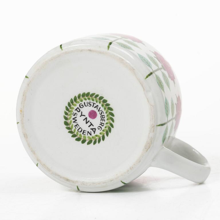 Stig Lindberg, Teacups and saucers, 6 pieces, “Pynta”, Gustavsberg.
