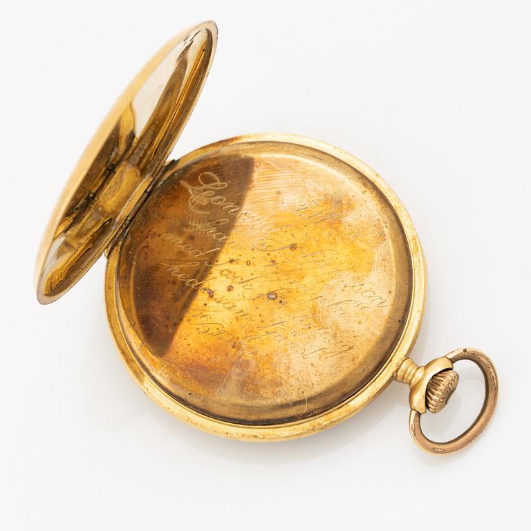 Record watch co, pocket watch, 49 mm.