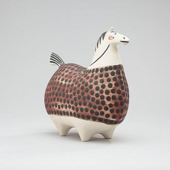 STIG LINDBERG, figurin, "Springare", Gustavsberg Studio 1952-72.