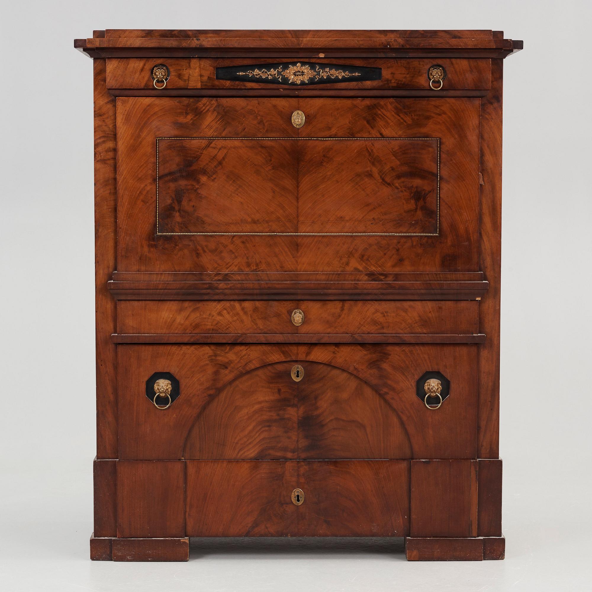 A Swedish Empire 19th century secretaire.