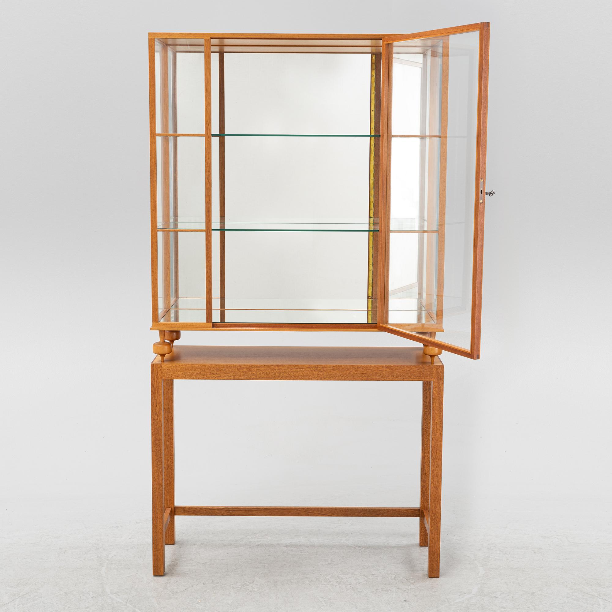 Josef Frank, a model 2077 showcase cabinet, Svenskt Tenn, Sweden, post 1985.