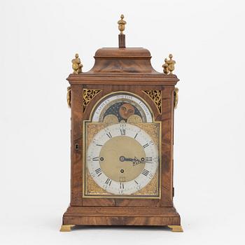A George III 18th century musical  bracket clock by Eardley Norton.