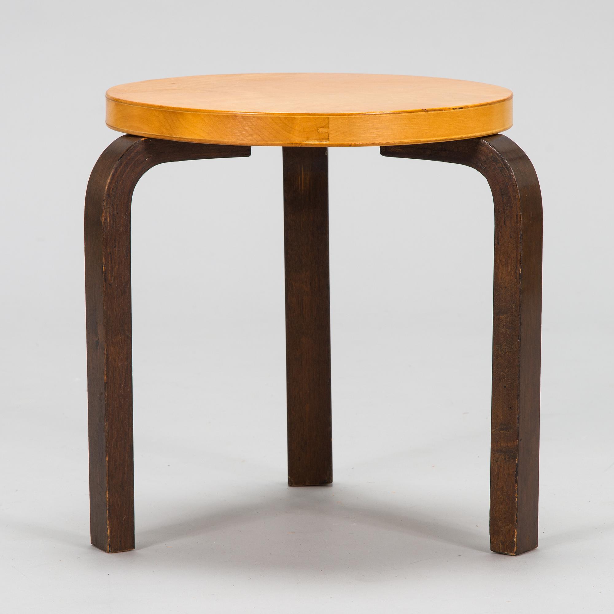 50s-60s製　Alvar Aalto Stool60 ① Alvar Aalto. Stacking Stool (model 60). 1932-33 | MoMA