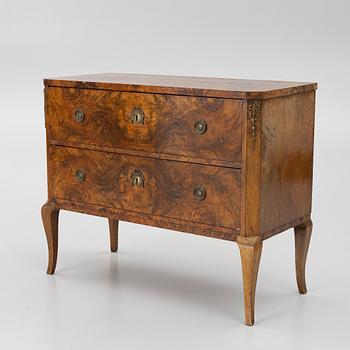 A Gustavian style chest of drawers, first half of the 20th century.