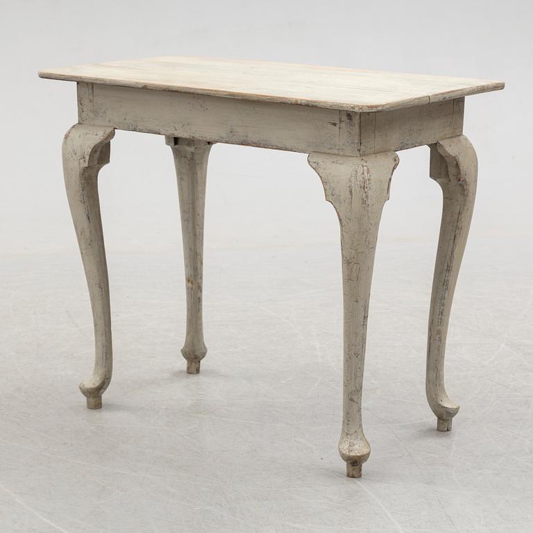 An 18th century painted rococo table.