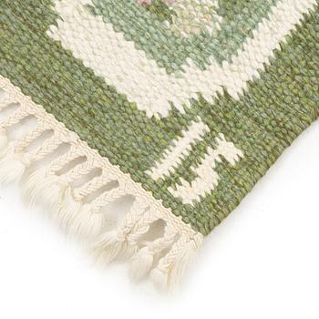 Ingegerd Silow, gallerimatta, rölakan, signerad IS, ca 245 x 80 cm.