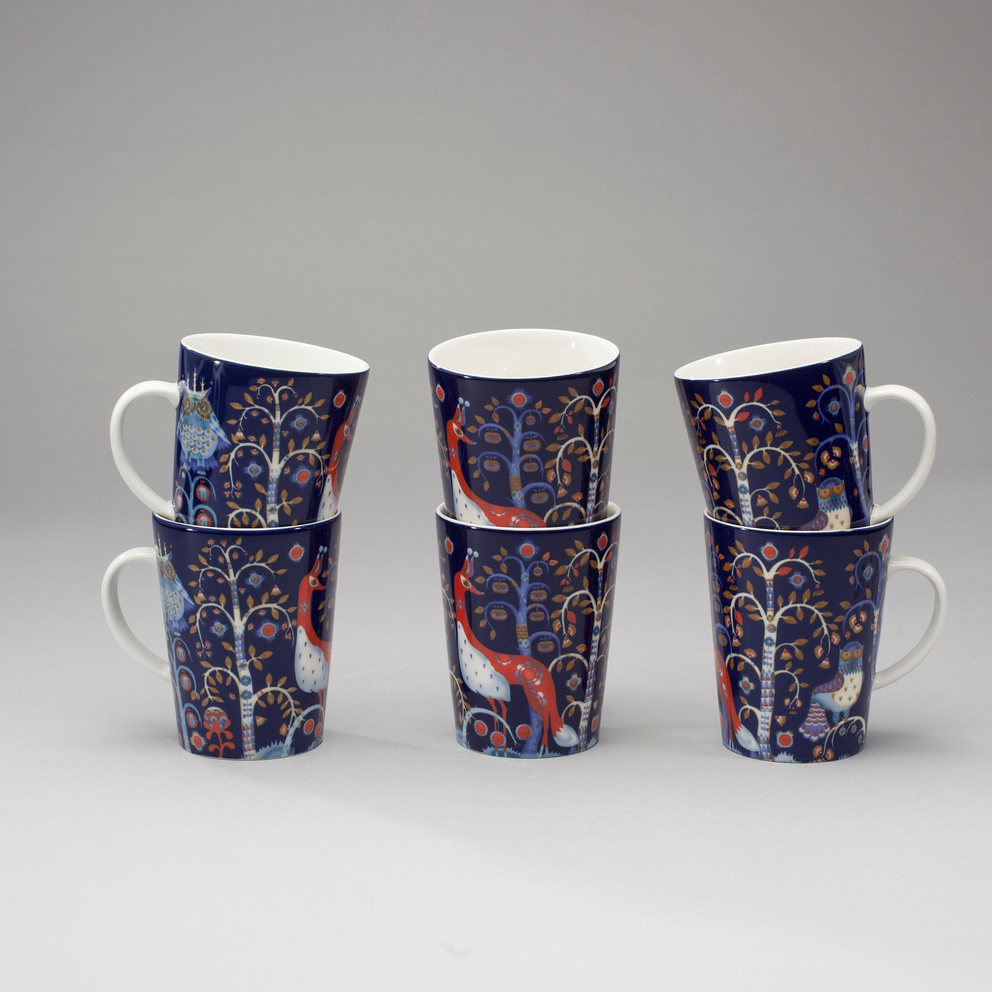 SERVIS, 36 delar, porslin, "Taika", Klaus Haapaniemi, Iittala, 2000-tal.