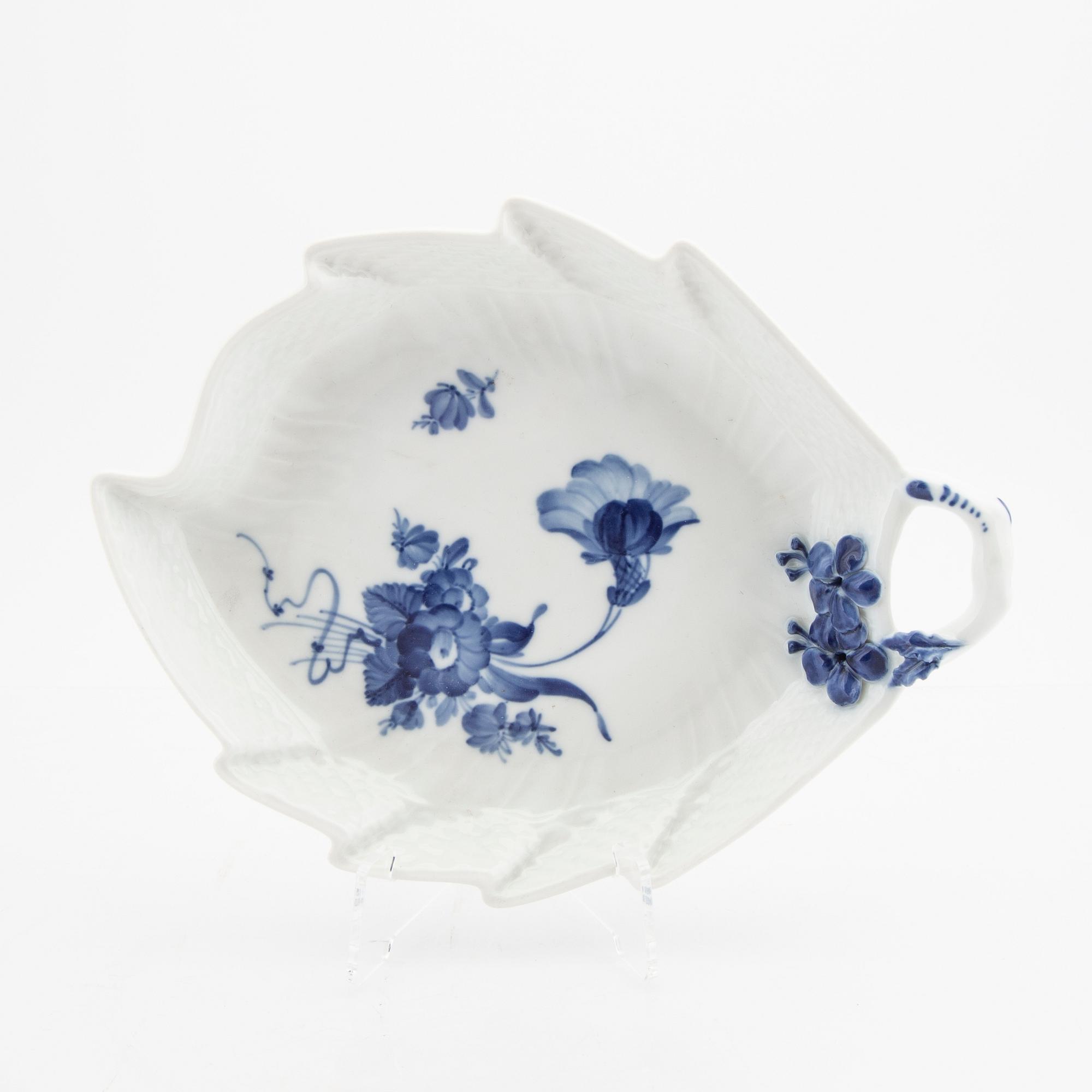 Coffee service 54 dlr "Blå Blomst" Royal Copenhagen Denmark porcelain 1953-1983.