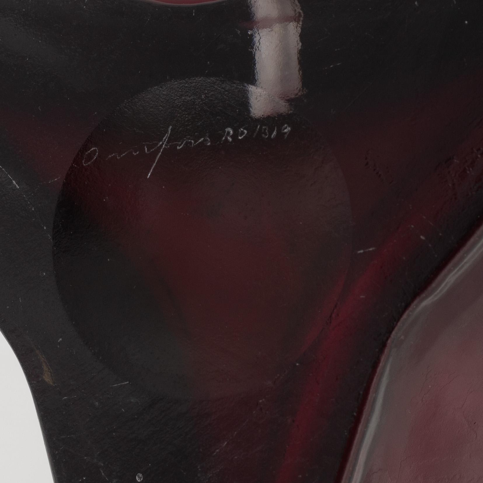 Carl Fagerlund, a table light, Orrefors.