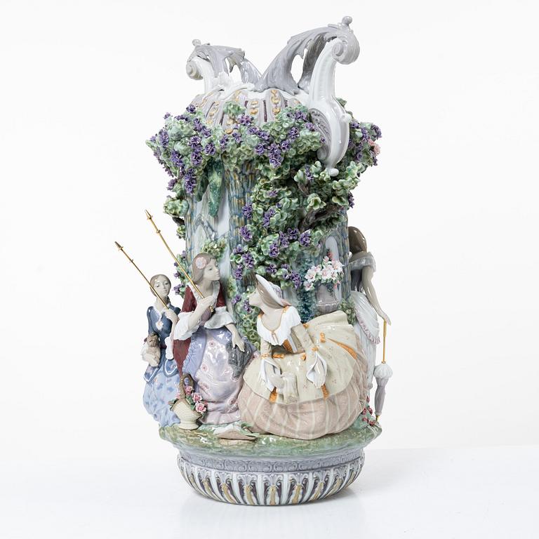Lladró, "Ladies from Aranjuez vase", vas, Spanien.