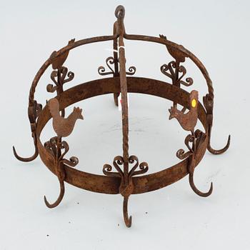 A meat hook in wrought iron, 18th / 19th century.