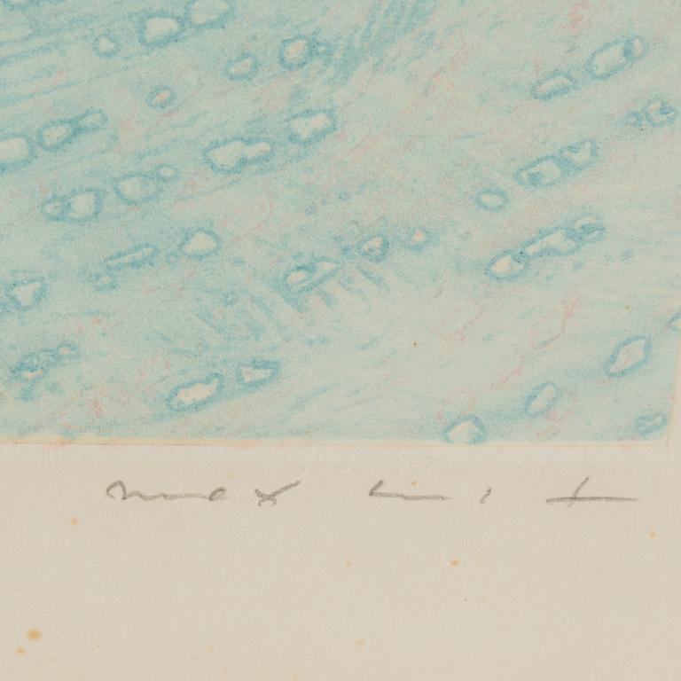 Max Ernst, etching in colours, 1975, signed 87/100.