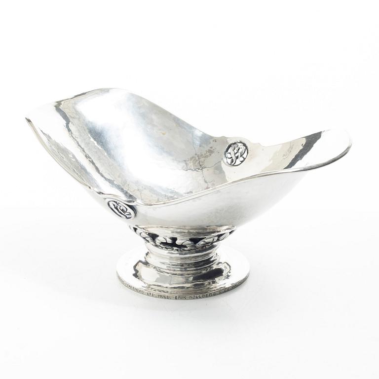Christian F. Heise, skål, silver, Köpenhamn, Danmark 1919.