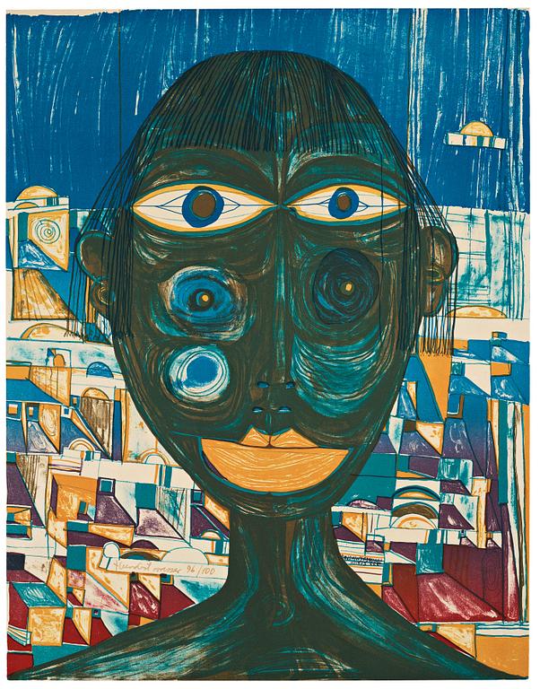 Friedensreich Hundertwasser, "Arabian woman”.