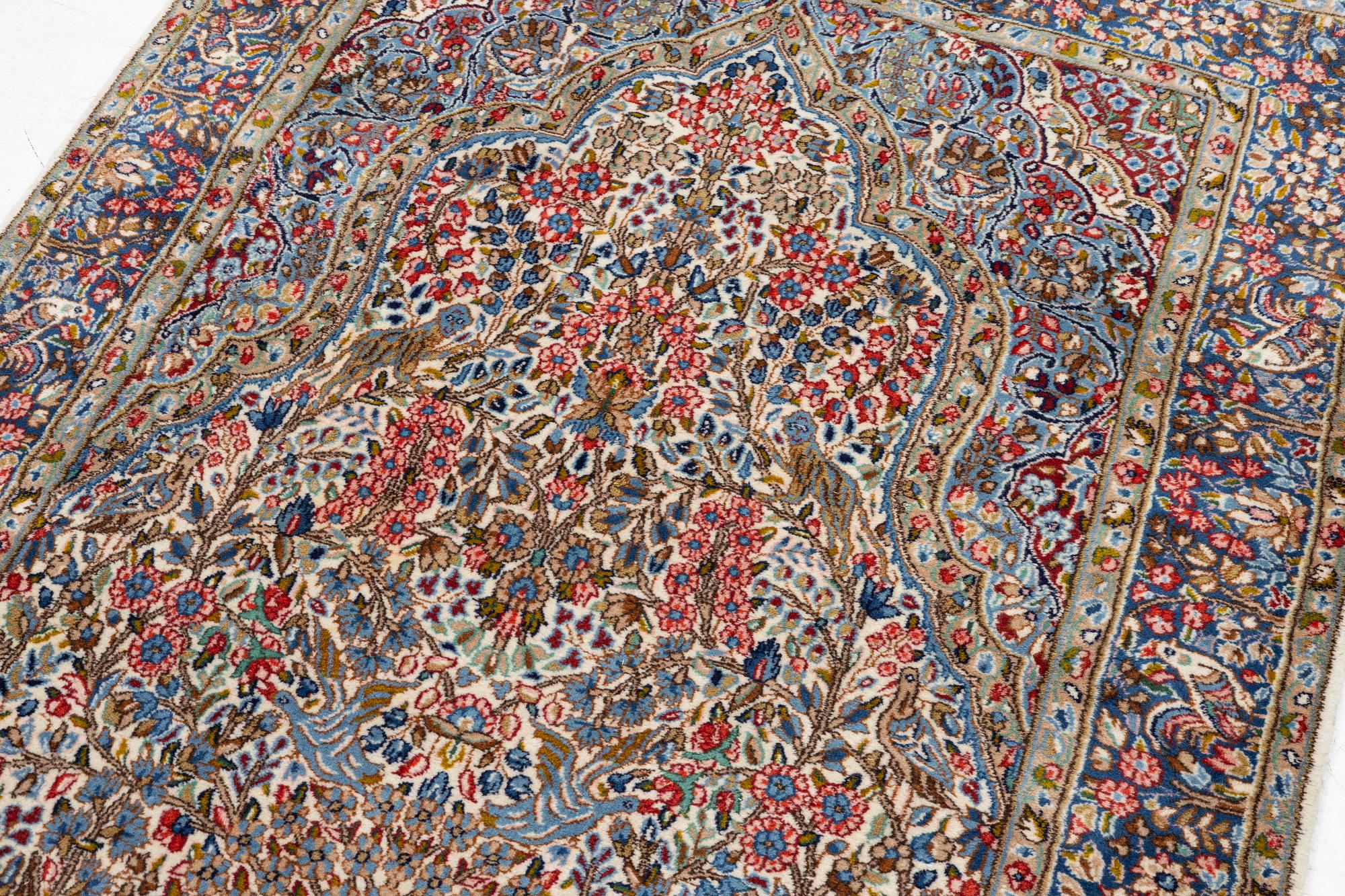Carpet, Kirman, antique, approx. 242 x 146 cm.