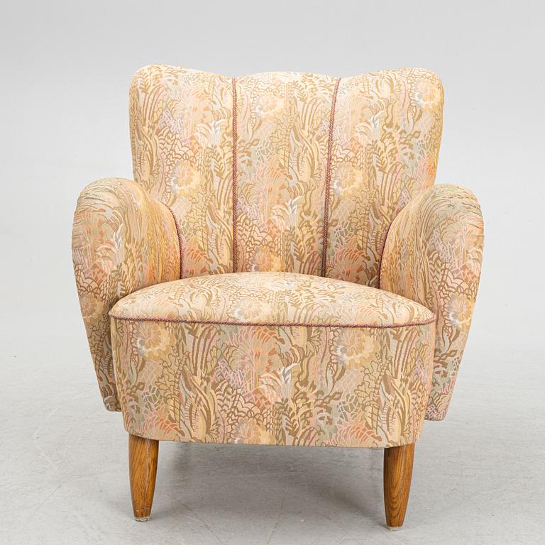 A Swedish Modern armchair, mid 20th century.