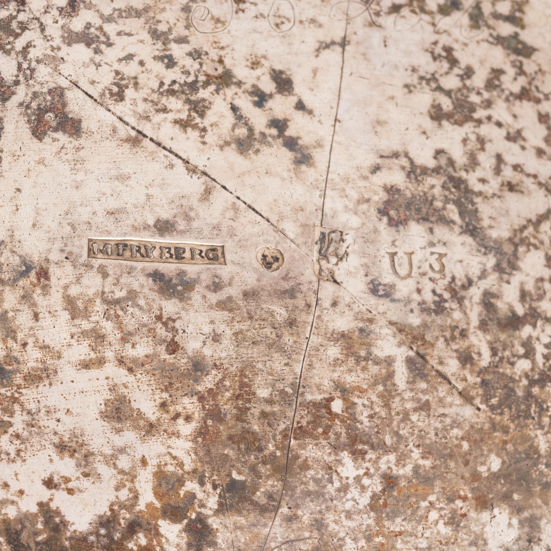 Magnus Fryberg, sockerskrin, silver, Jönköping, 1826.