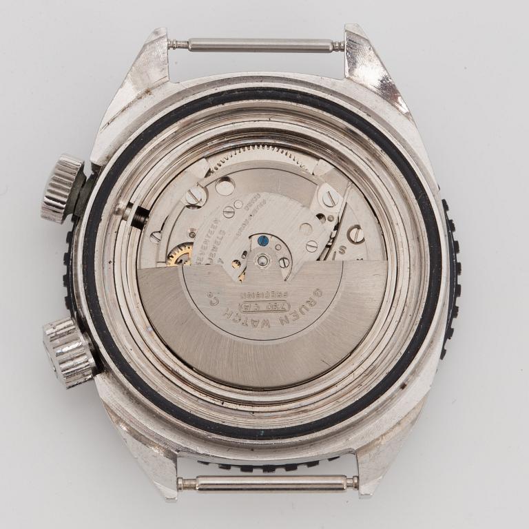 GRUEN, Precision, wristwatch, 41 mm.