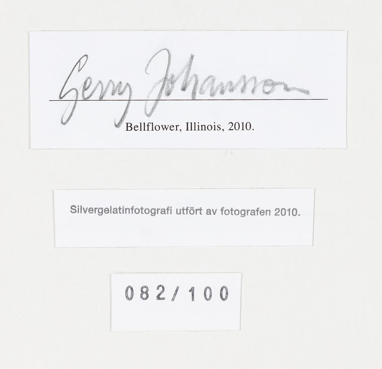 Gerry Johansson, "Bellflower, Illinois, 2010" from Double Elvis Edition, 2011.