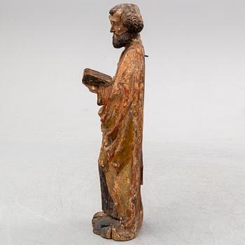 SCULPTURE, wood, 18th Century.