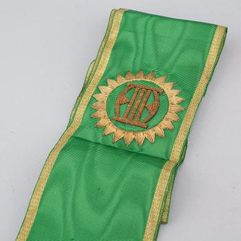 ORDENSTECKEN, 2 st, bl a Tempelriddarorden, 1900-tal.
