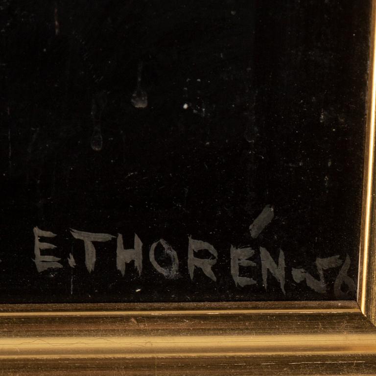 ESAIAS THORÉN, oil on panel, signed and dated -56.