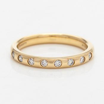 Tiffany & Co, Sormus, 18K kultaa ja briljanttihiotut timantit, Peretti.