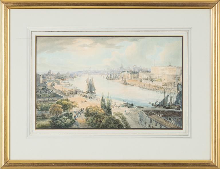 Louis Bleuler, efter, kolorerad llitograferad av Isidore Laurent Deroy (1797-1886).