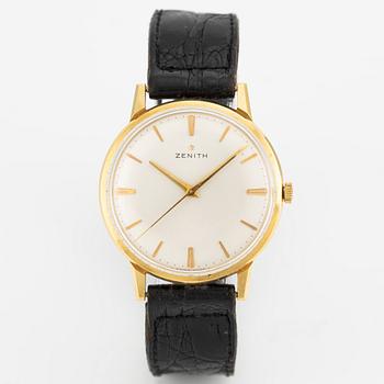 Zenith, armbandsur, 18K guld, 34 mm.