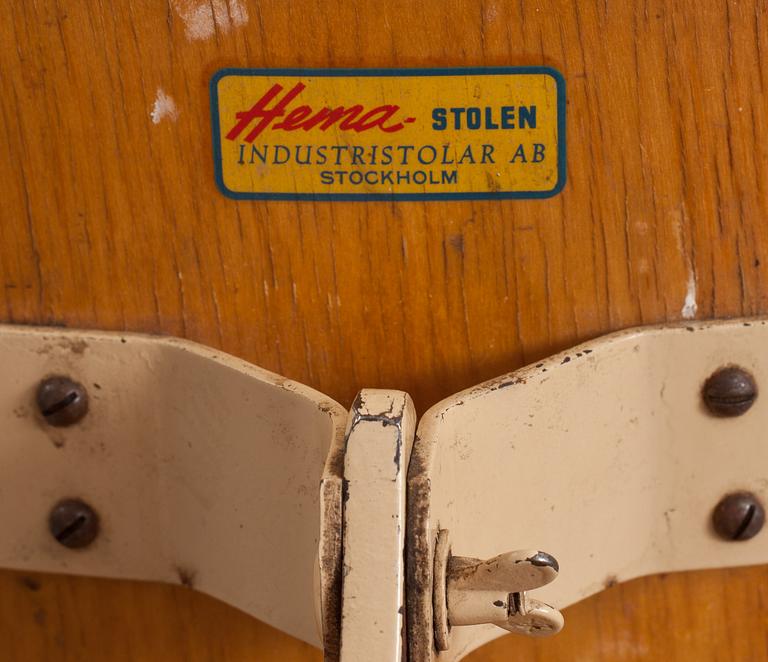 INDUSTRIPALL, "Hemastolen", Industristolar AB, Stockholm, 1950-tal.