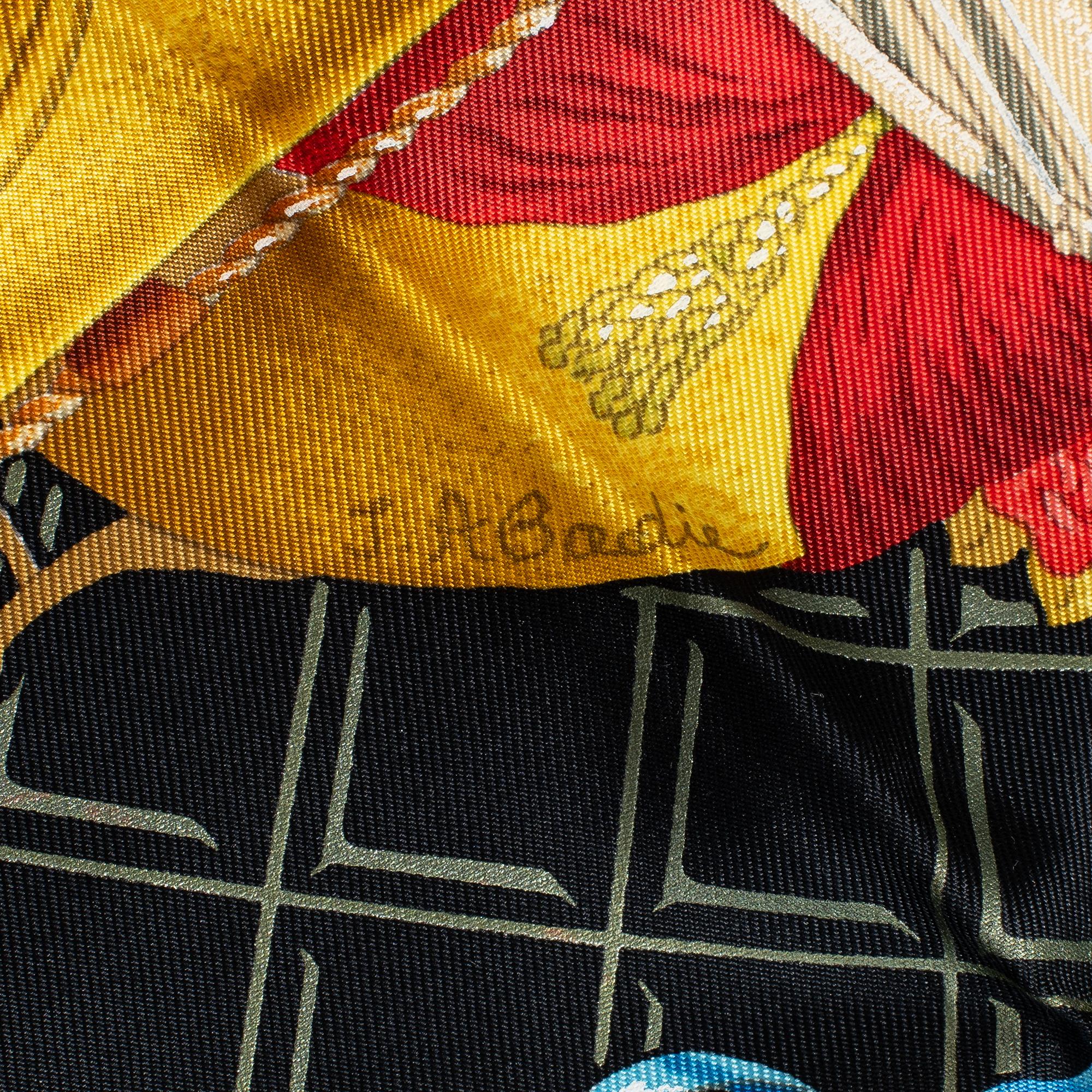 Hermès, scarf, "Hommage à Mozart".