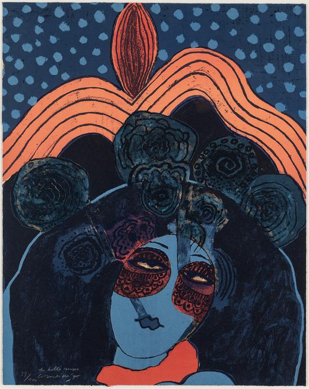 BEVERLOO CORNEILLE, lithograph in colours, 1975, signed 33/100.