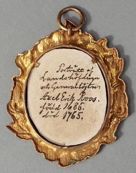 OKÄND KONSTNÄR, blandteknik, miniatyr, 1700-tal.