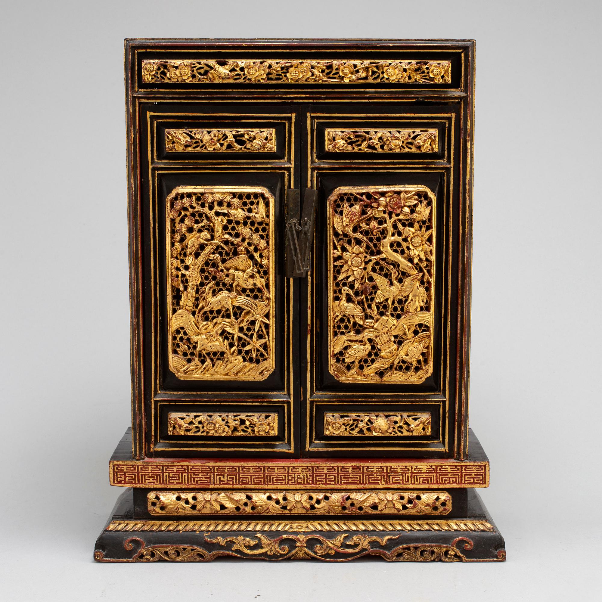 A Chinese altar cabinet, 20th century,.