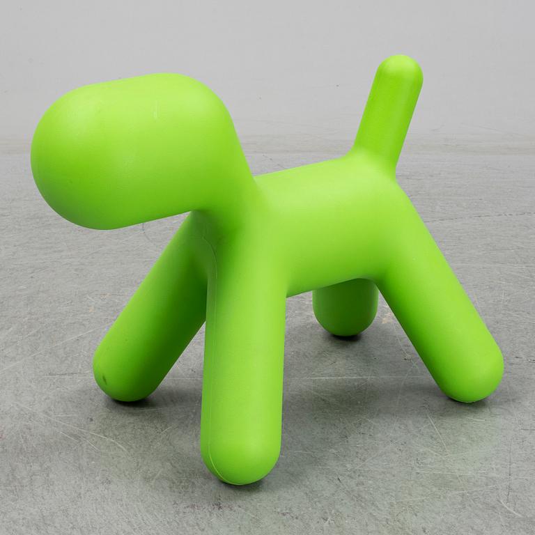 EERO AARNIO, a green plastic 'Puppy' Magis, Italy.