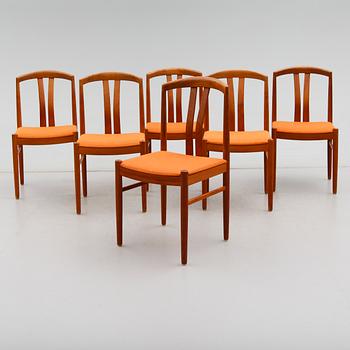 STOLAR, 6 st, C-E Ekström, Alb. Johansson & söner, Hyssna, 1900-talets andra hälft.