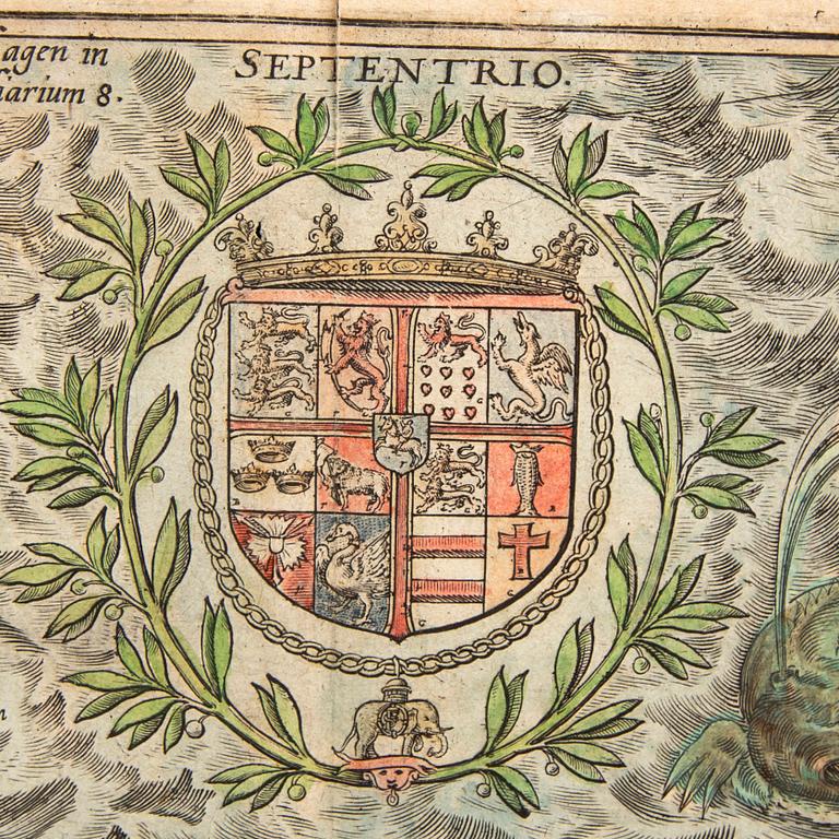 Marcus Jordan, map for Ggeorg Braun & Frans Hogenberg 'Civitates Orbis Terrarum', Cologne ca 1585-90.