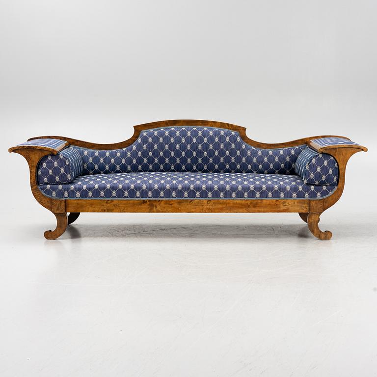 An Empire sofa, Sweden, mid 19th Century.
